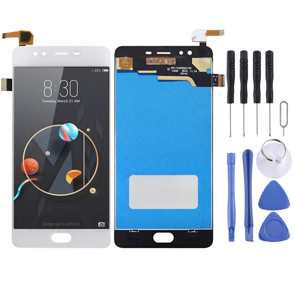 LCD Screen and Digitizer Full Assembly for ZTE Nubia M2 Lite NX573J (White)  ZTE Nubia M2 Lite